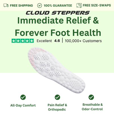 CloudSteppers™ – Everyday Comfort Insoles